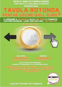 uscire euro locandina