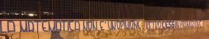 striscione protesta ultras