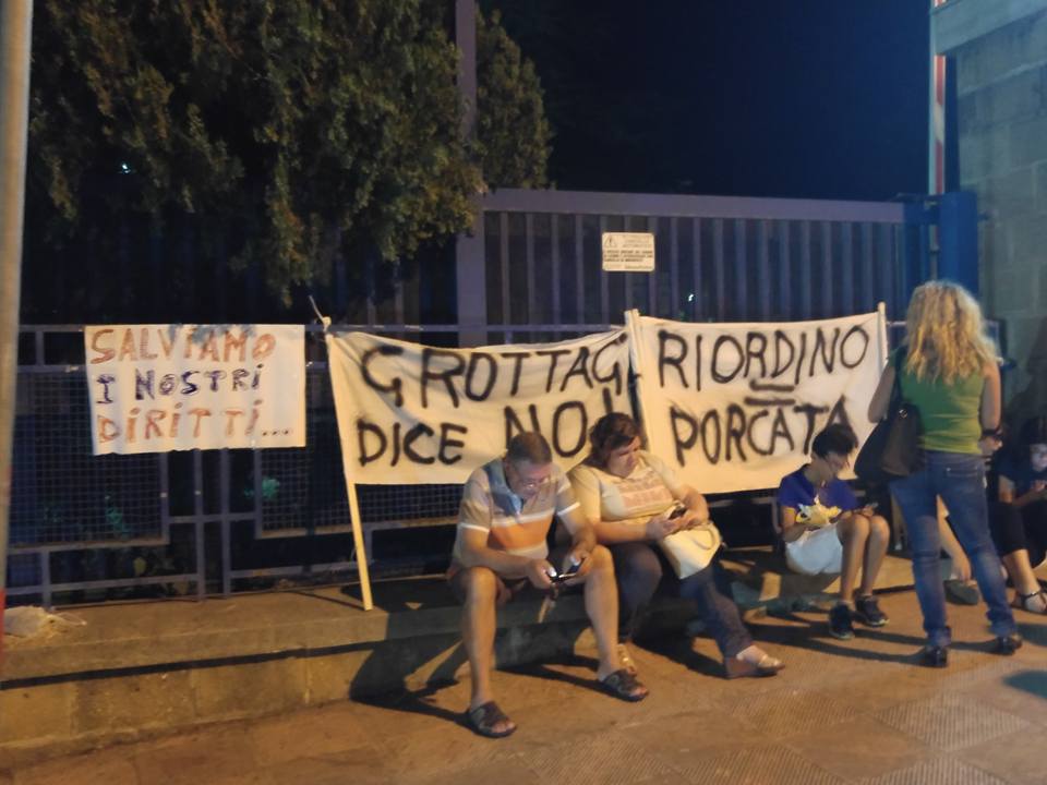 protesta ospedale