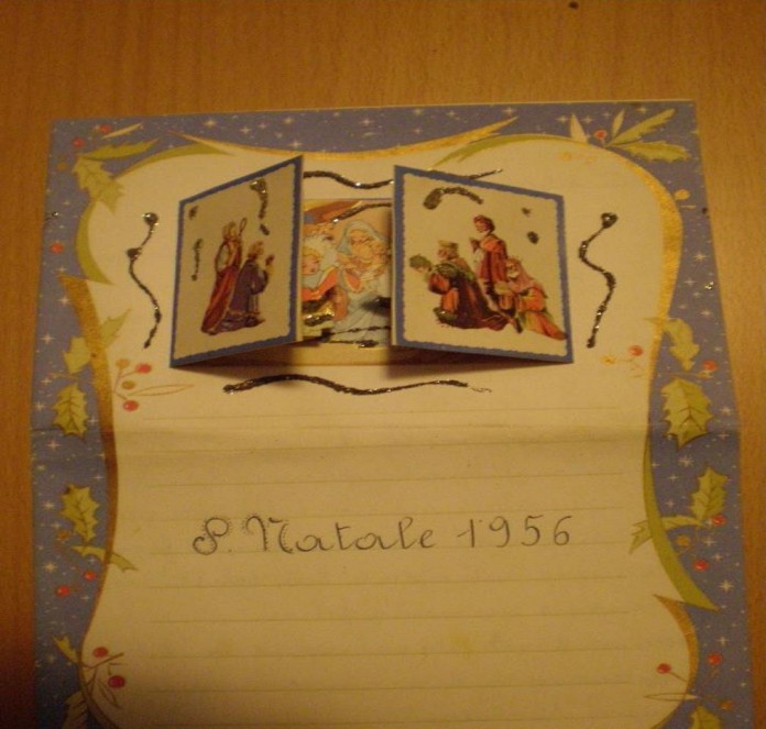 letterina di Natale 1956