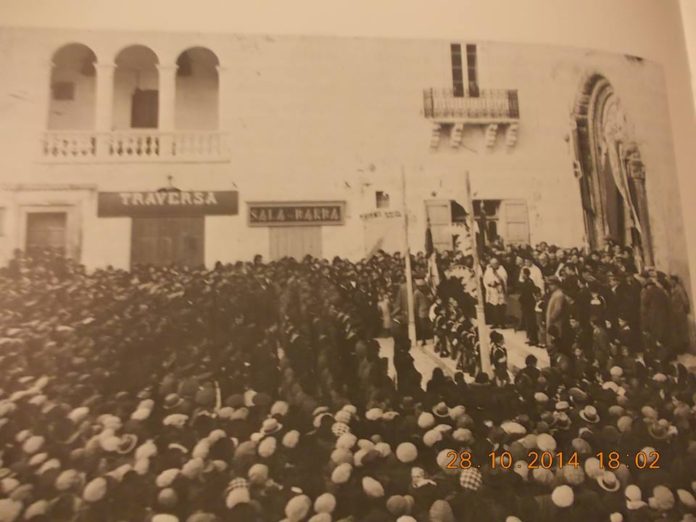 adunata fascista piazza regina margherita
