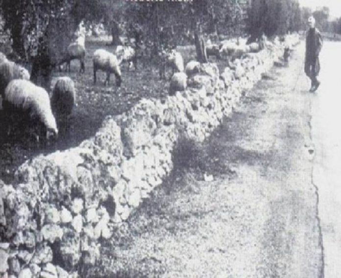 muro a secco di pietra