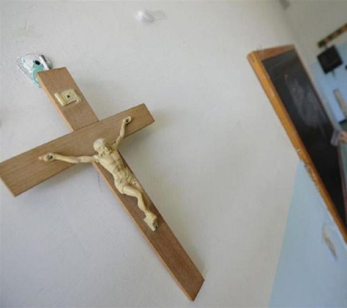 crocifisso aula