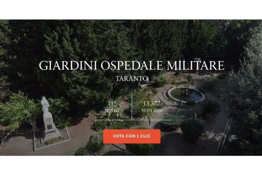 I giardini dell’Ospedale della Marina militare