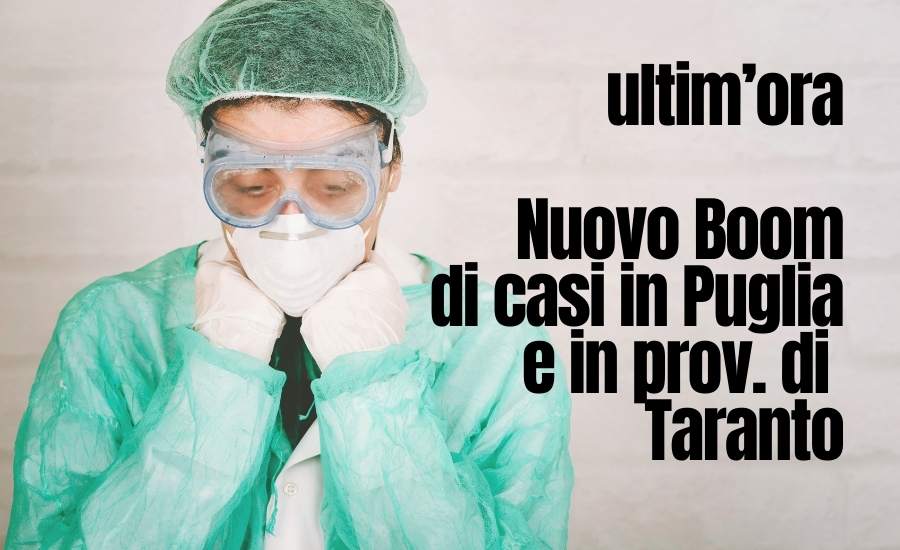 Puglia verso Arancione ma si teme zona Rossa