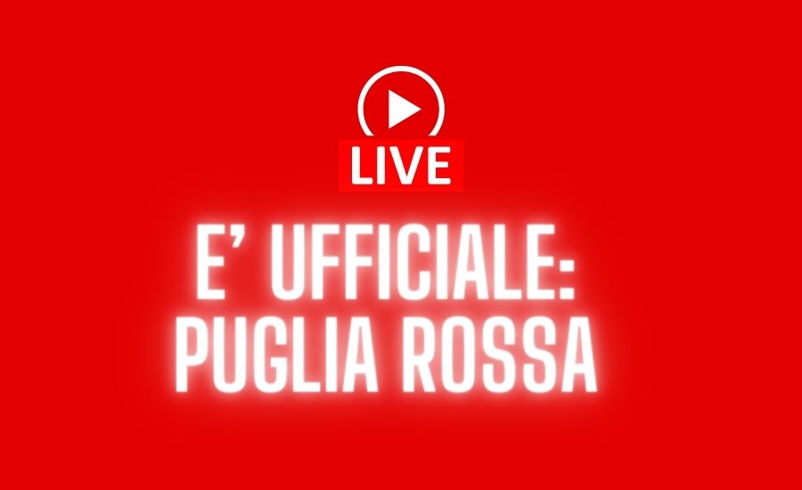 Puglia zona rossa