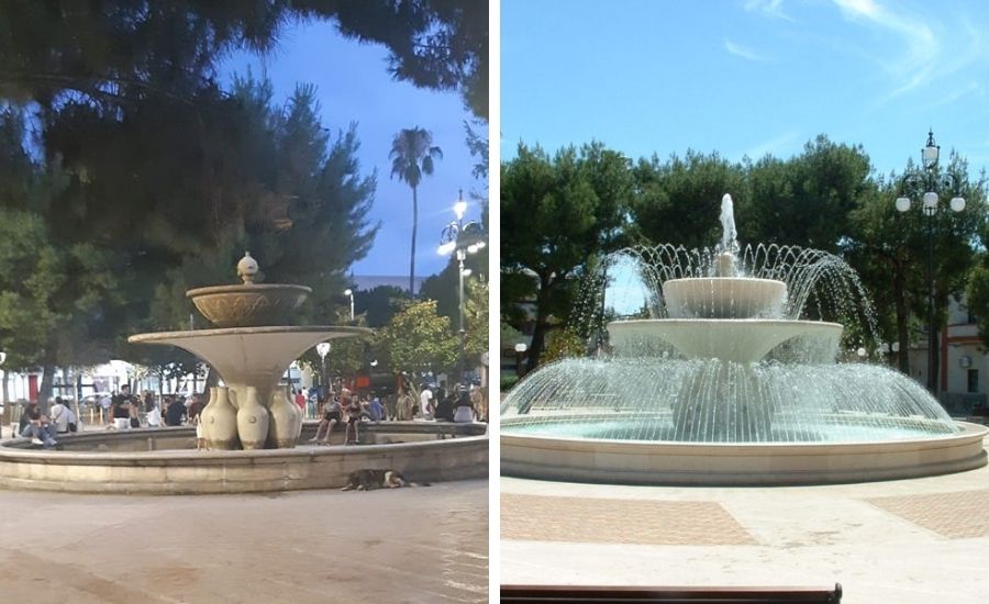 grottaglie fontana degrado