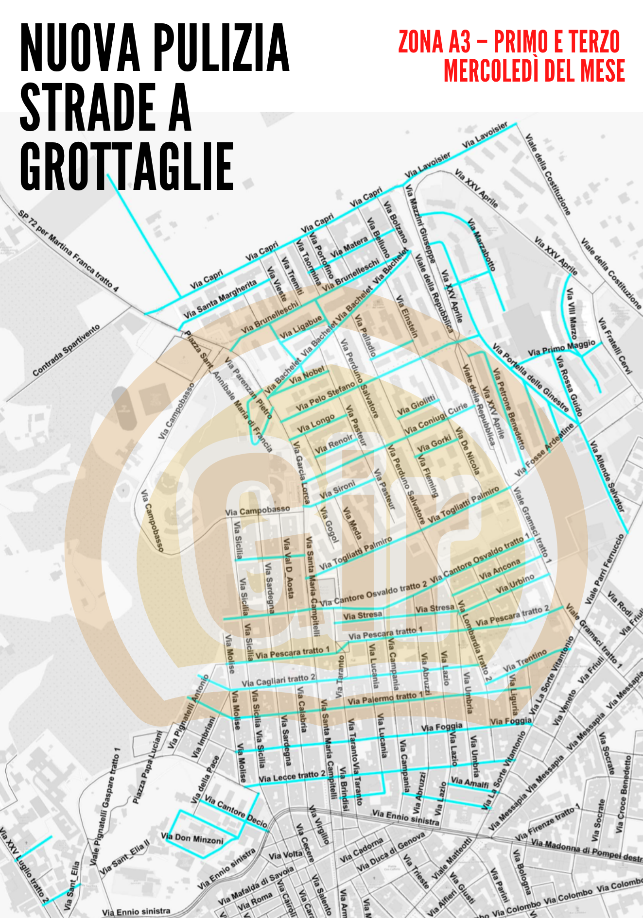 Nuova Pulizia strade a Grottaglie