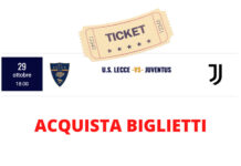 Biglietti Lecce - Juve