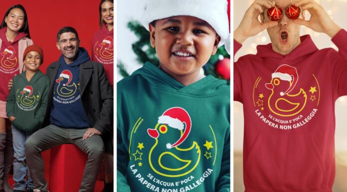 felpa di natale regalo