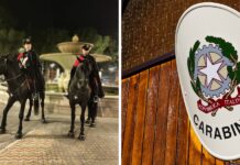 Carabinieri a cavallo a Grottaglie