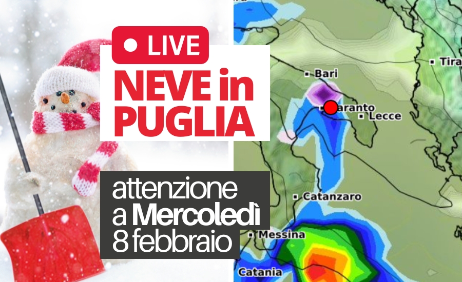 Neve in Puglia