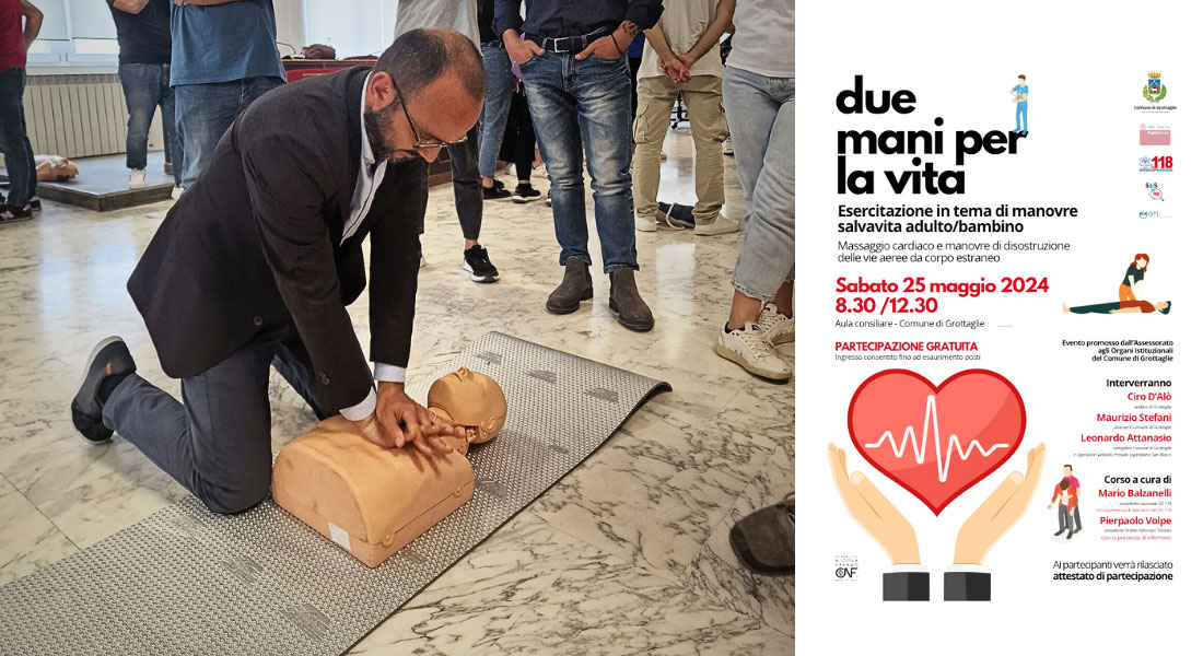 due mani per la vita