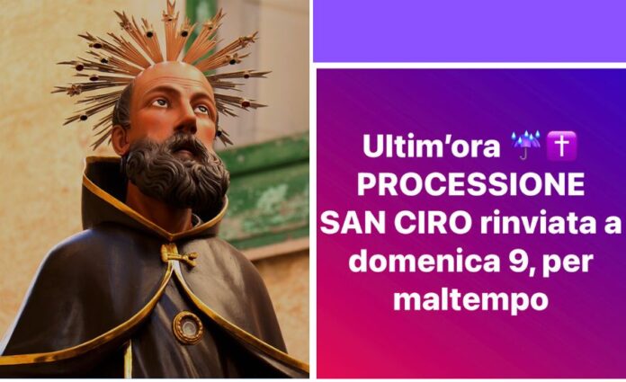 programma san Ciro 2025 - 2