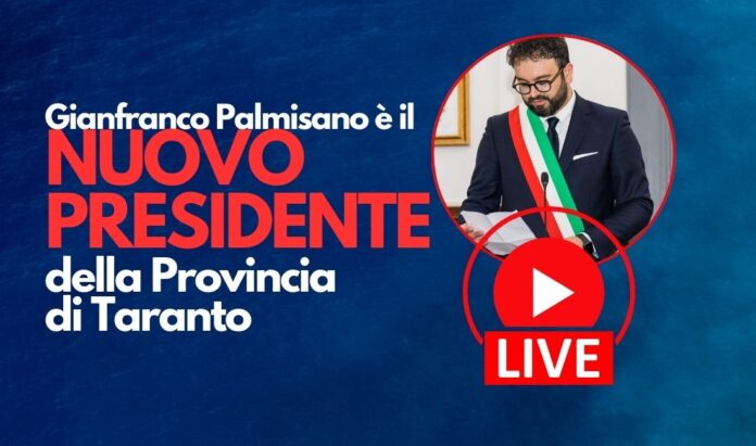 Gianfranco Palmisano nuovo presidente provincia di taranto