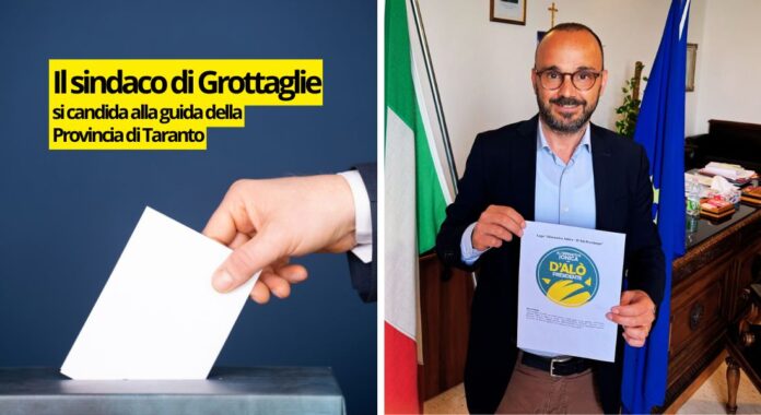 Il sindaco di Grottaglie si candida alla guida dell'ente provinciale