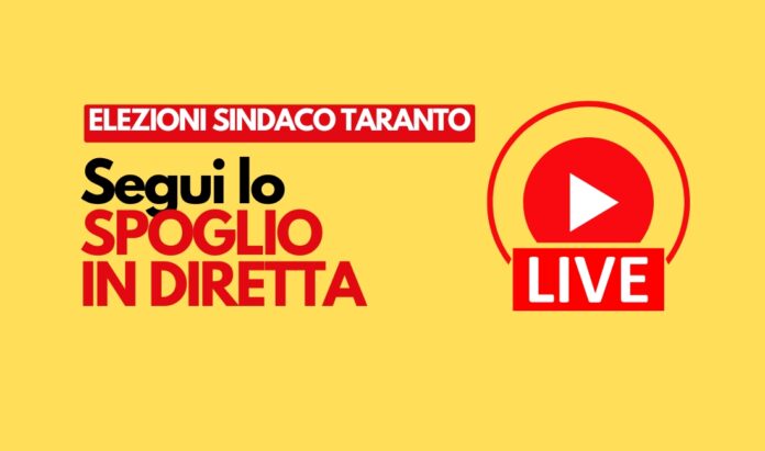 Spoglio diretta ballottaggio sindaco taranto